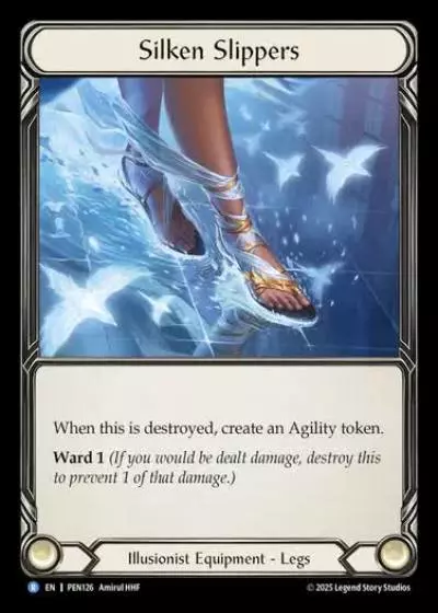 Silken Slippers PEN126 - Compendium of Rathe - Flesh and blood card