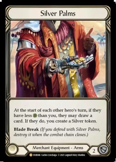 Silver Palms EVR086-CF - Everfest - Flesh and blood card