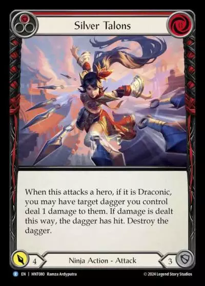 Silver Talons RED HNT080 - The Hunted - Flesh and blood card