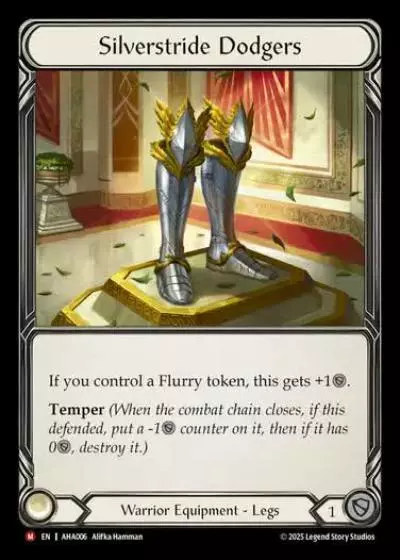 Silverstride Dodgers AHA006-RF - Armory Deck - Hala, Bladesaint of the Vow - Flesh and blood card