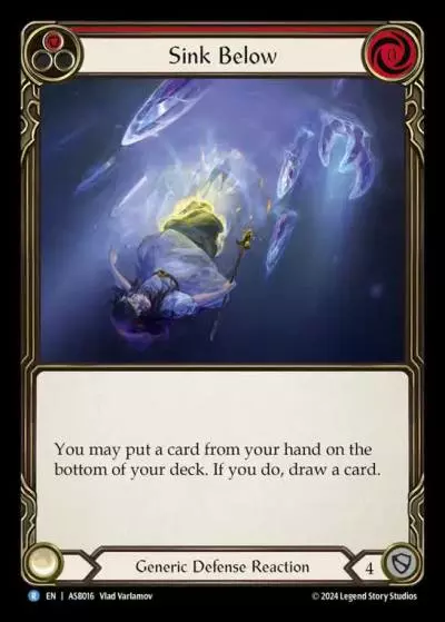 Sink Below RED ASB016 - Armory Deck - Ser Boltyn, Breaker of Dawn - Flesh and blood card
