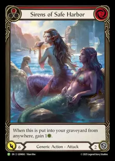 Sirens of Safe Harbor RED GEM063 - GEM - Pack 2 - Flesh and blood card