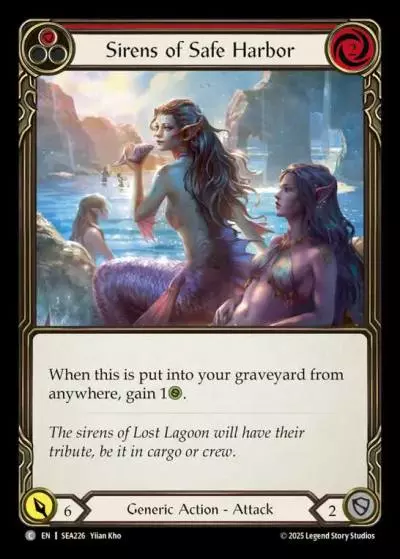 Sirens of Safe Harbor RED SEA226 - High Seas - Flesh and blood card