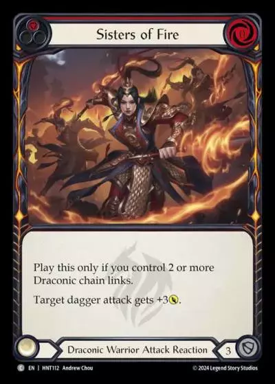 Sisters of Fire RED HNT112 - The Hunted - Flesh and blood card