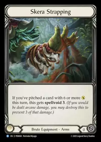Skera Strapping PEN004 - Compendium of Rathe - Flesh and blood card