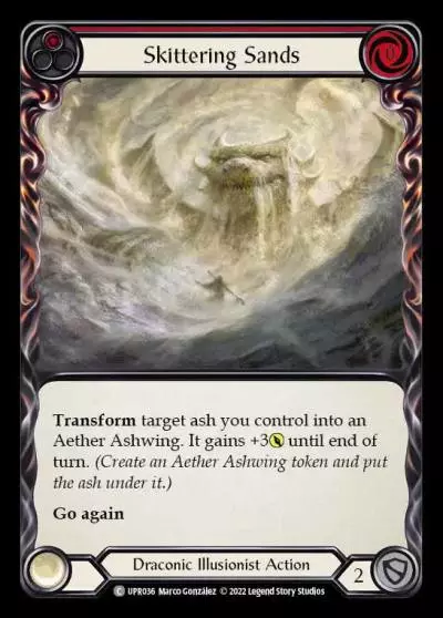 Skittering Sands RED UPR036 - Uprising - Flesh and blood card