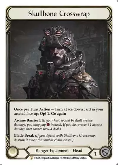 Skullbone Crosswrap 1HP225 - History Pack 1 - Flesh and blood card