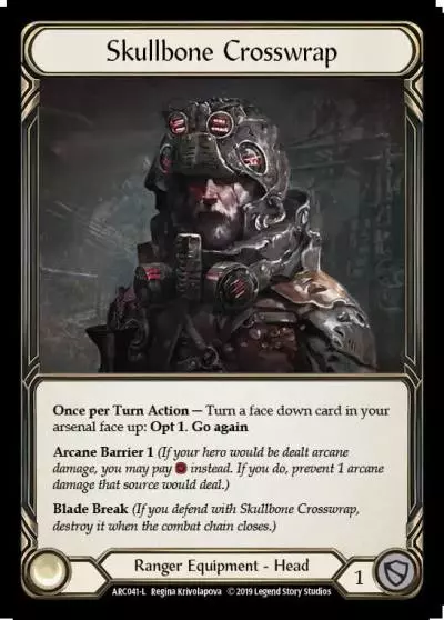 Skullbone Crosswrap ARC041-CF - Arcane Rising - Flesh and blood card
