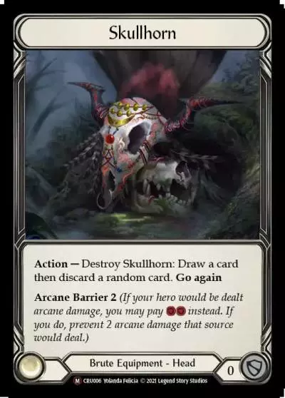 Skullhorn U-CRU006-RF - Crucible of War - Unlimited - Flesh and blood card