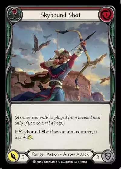 Skybound Shot RED AZL013 - Azalea - Blitz Deck - Flesh and blood card