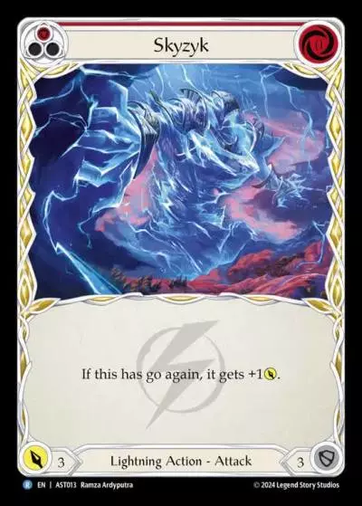 Skyzyk RED AST013 - Armory Deck - Aurora, Shooting Star - Flesh and blood card