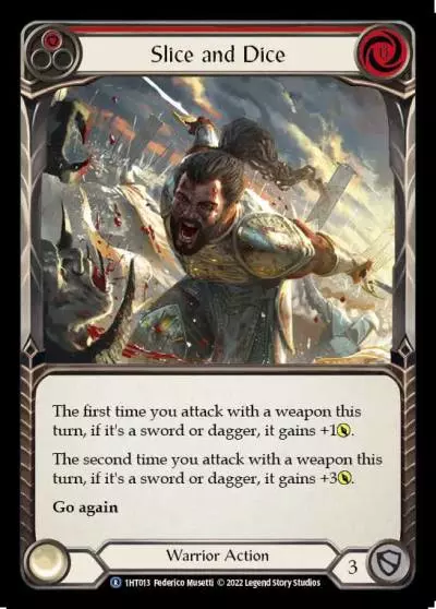 Slice and Dice RED 1HT013 - Dorinthea - Blitz Deck - Flesh and blood card