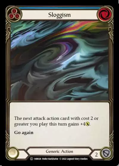 Sloggism BLUE 1HB026 - Bravo - Blitz Deck - Flesh and blood card