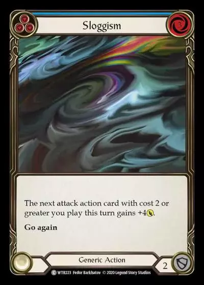 Sloggism BLUE R-WTR223 - Welcome to Rathe - Unlimited Revised - Flesh and blood card