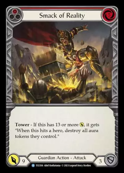 Smack of Reality RED TCC036 - Round the Table: TCC x LSS - Flesh and blood card