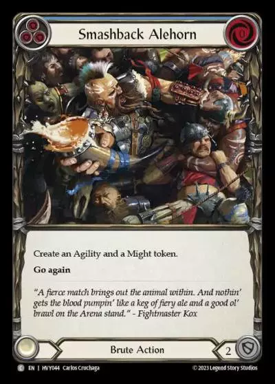 Smashback Alehorn BLUE HVY044 - Heavy Hitters - Flesh and blood card
