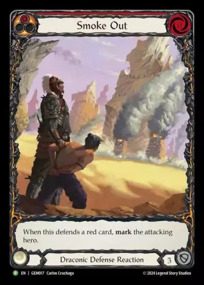 Smoke Out RED GEM017 - GEM - Pack 1 - Flesh and blood card