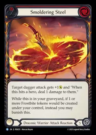 Smoldering Steel PEN251 - Compendium of Rathe - Flesh and blood card