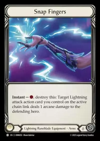 Snap Fingers OMN050 - Omens of the Third Age - Flesh and blood card