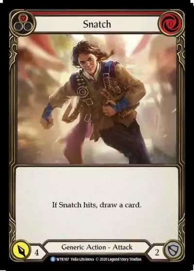 Snatch RED U-WTR167-RF - Welcome to Rathe - Unlimited - Flesh and blood card