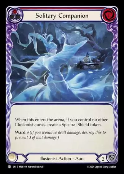Solitary Companion RED MST149 - Part the Mistveil - Flesh and blood card