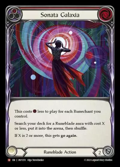 Sonata Galaxia RED HVY251 - Heavy Hitters - Flesh and blood card