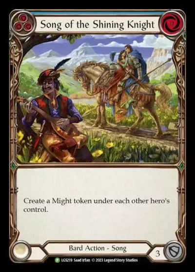 Song of the Shining Knight BLUE LGS219-RF - Social Play Kit - Melody - Flesh and blood card