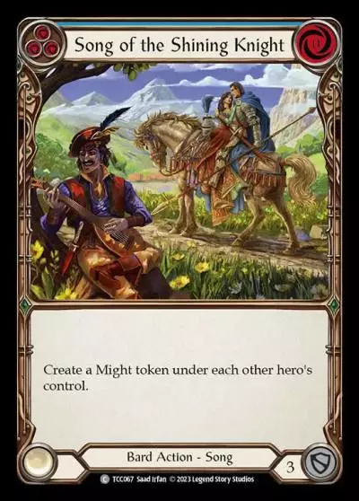 Song of the Shining Knight BLUE TCC067 - Round the Table: TCC x LSS - Flesh and blood card