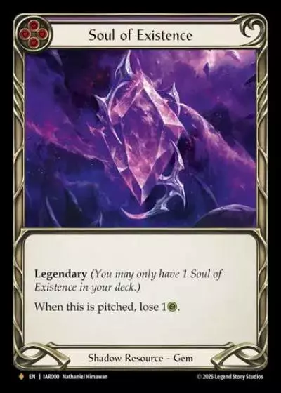 Soul of Existence IAR000-RF - Usurp the Shadow Throne - Flesh and blood card