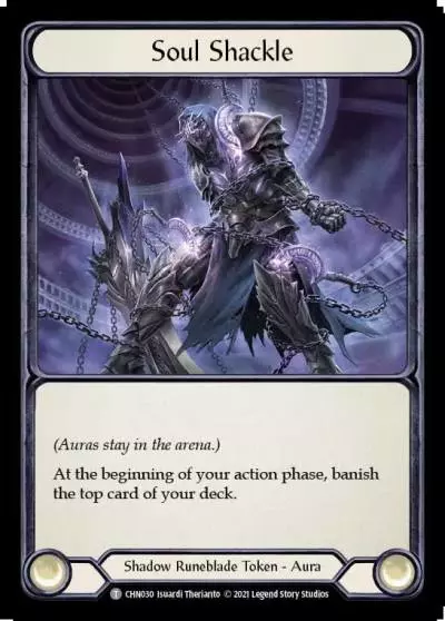Soul Shackle CHN030 - Chane - Blitz Deck - Flesh and blood card
