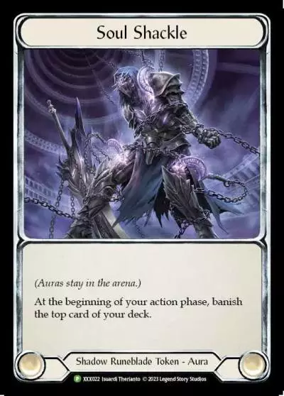 Soul Shackle XXX022 - Organized Play Support - Monarch Limited 2023 - Flesh and blood card