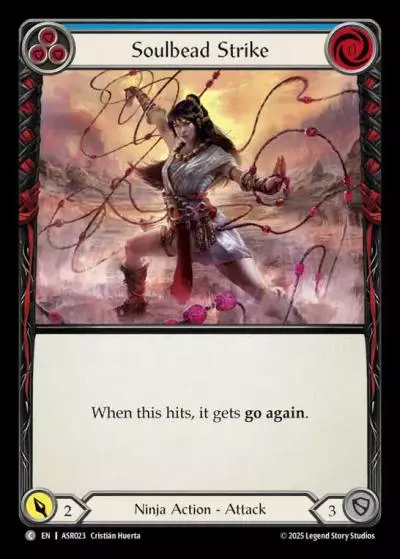 Soulbead Strike BLUE ASR023 - Armory Deck - Ira, Scarlet Revenger - Flesh and blood card