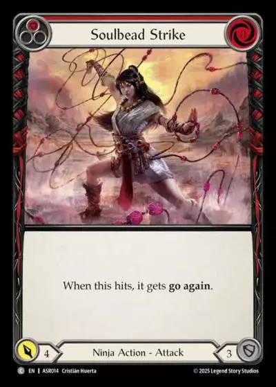 Soulbead Strike RED ASR014 - Armory Deck - Ira, Scarlet Revenger - Flesh and blood card