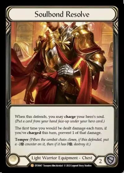 Soulbond Resolve DTD047-RF - Dusk till Dawn - Flesh and blood card
