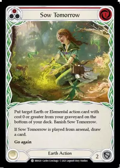 Sow Tomorrow RED BRI020 - Briar - Blitz Deck - Flesh and blood card