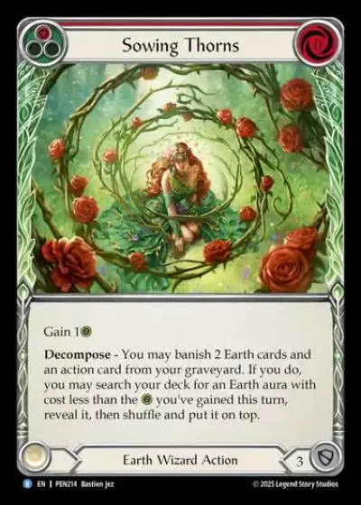 Sowing Thorns PEN214 - Compendium of Rathe - Flesh and blood card