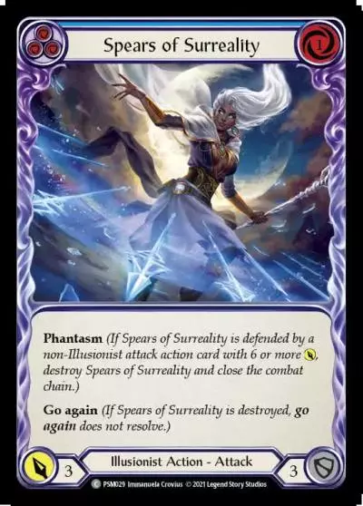 Spears of Surreality BLUE PSM029 - Prism - Blitz Deck - Flesh and blood card