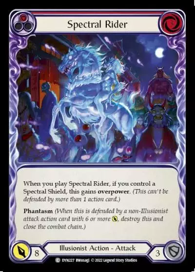Spectral Rider RED DYN227 - Dynasty - Flesh and blood card