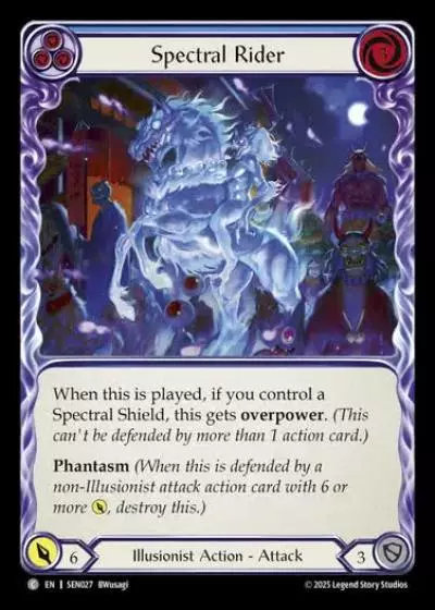 Spectral Rider SEN027 - Silver Age Chapter 2 - Enigma - Flesh and blood card