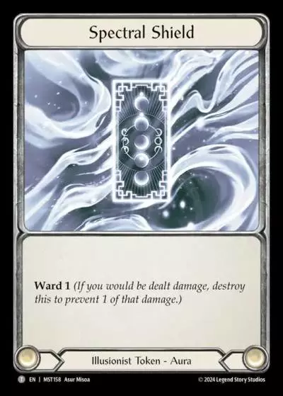 Spectral Shield MST158-A - Part the Mistveil - Gold Pack - Flesh and blood card