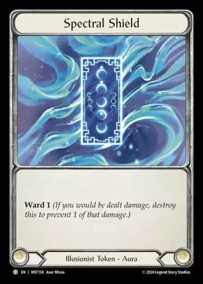 Spectral Shield MST158 - Part the Mistveil - Flesh and blood card