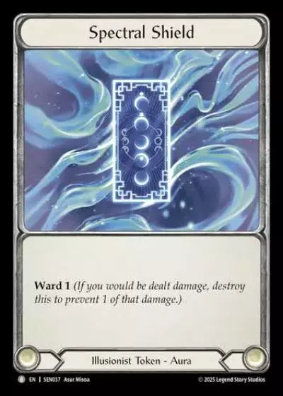 Spectral Shield SEN037 - Silver Age Chapter 2 - Enigma - Flesh and blood card