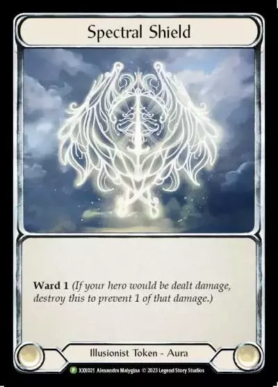 Spectral Shield XXX021 - Organized Play Support - Monarch Limited 2023 - Flesh and blood card