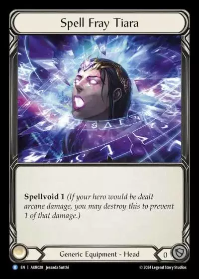 Spell Fray Tiara AUR028 - 1st Strike - Aurora - Flesh and blood card