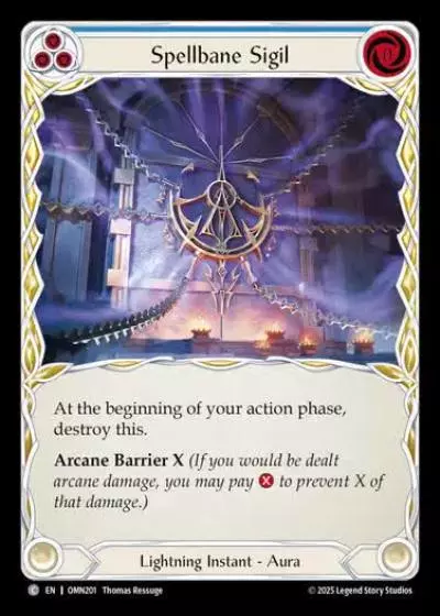 Spellbane Sigil OMN201 - Omens of the Third Age - Flesh and blood card