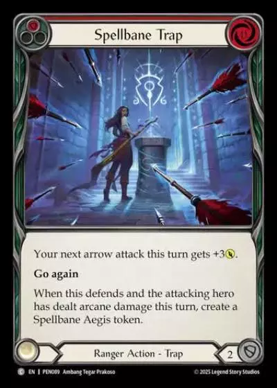 Spellbane Trap PEN089 - Compendium of Rathe - Flesh and blood card