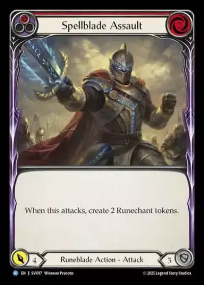 Spellblade Assault SVI017 - Silver Age Chapter 1 - Viserai - Flesh and blood card