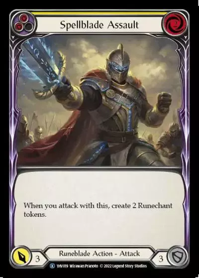 Spellblade Assault YELLOW 1HV019 - Viserai - Blitz Deck - Flesh and blood card
