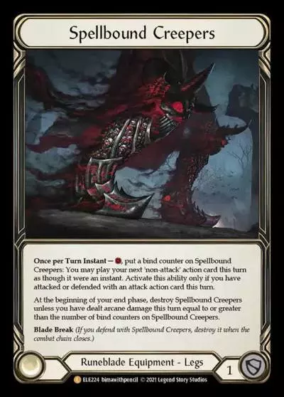 Spellbound Creepers ELE224-CF - Tales of Aria - Flesh and blood card