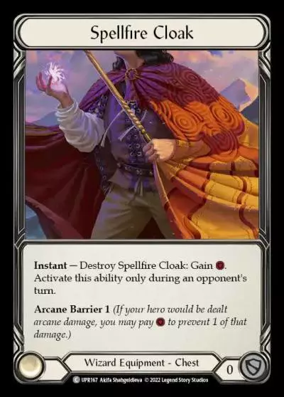 Spellfire Cloak UPR167 - Uprising - Flesh and blood card